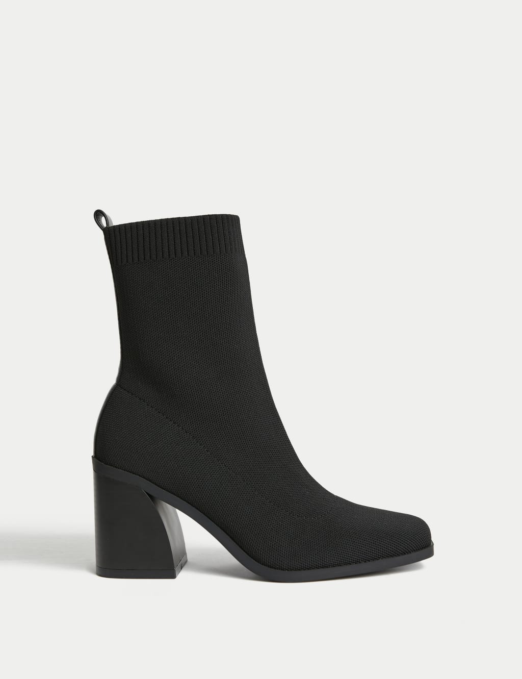 Black sock heel sales