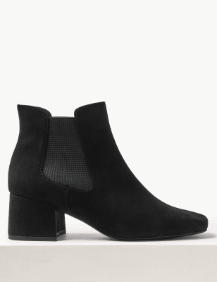 square toe chelsea boots