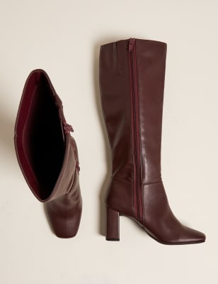 marks and spencer knee boots