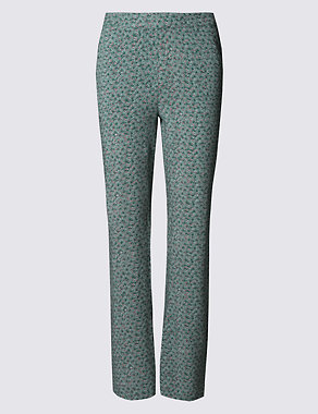 Bloom Print Wide Leg Trousers Image 2 of 3
