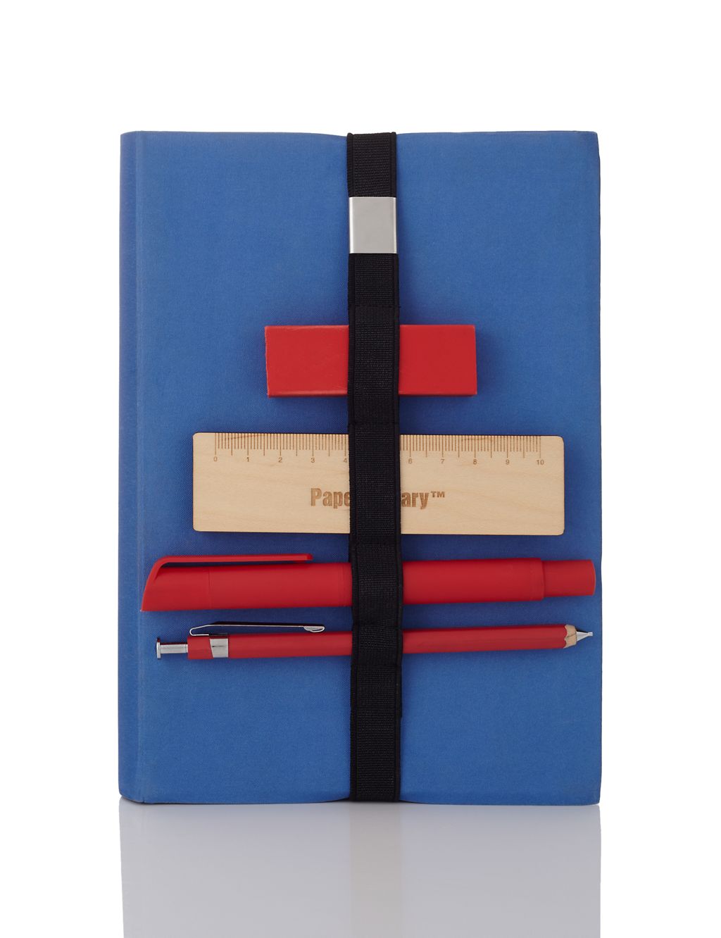 Blue A5 Unlined Notebook & Stationery Set 1 of 2