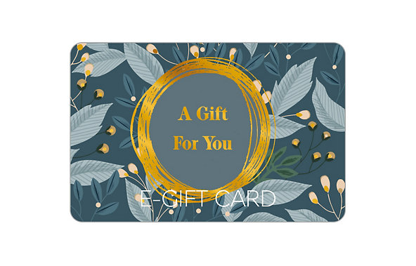 Blue Floral E-Gift Card Image 1 of 1