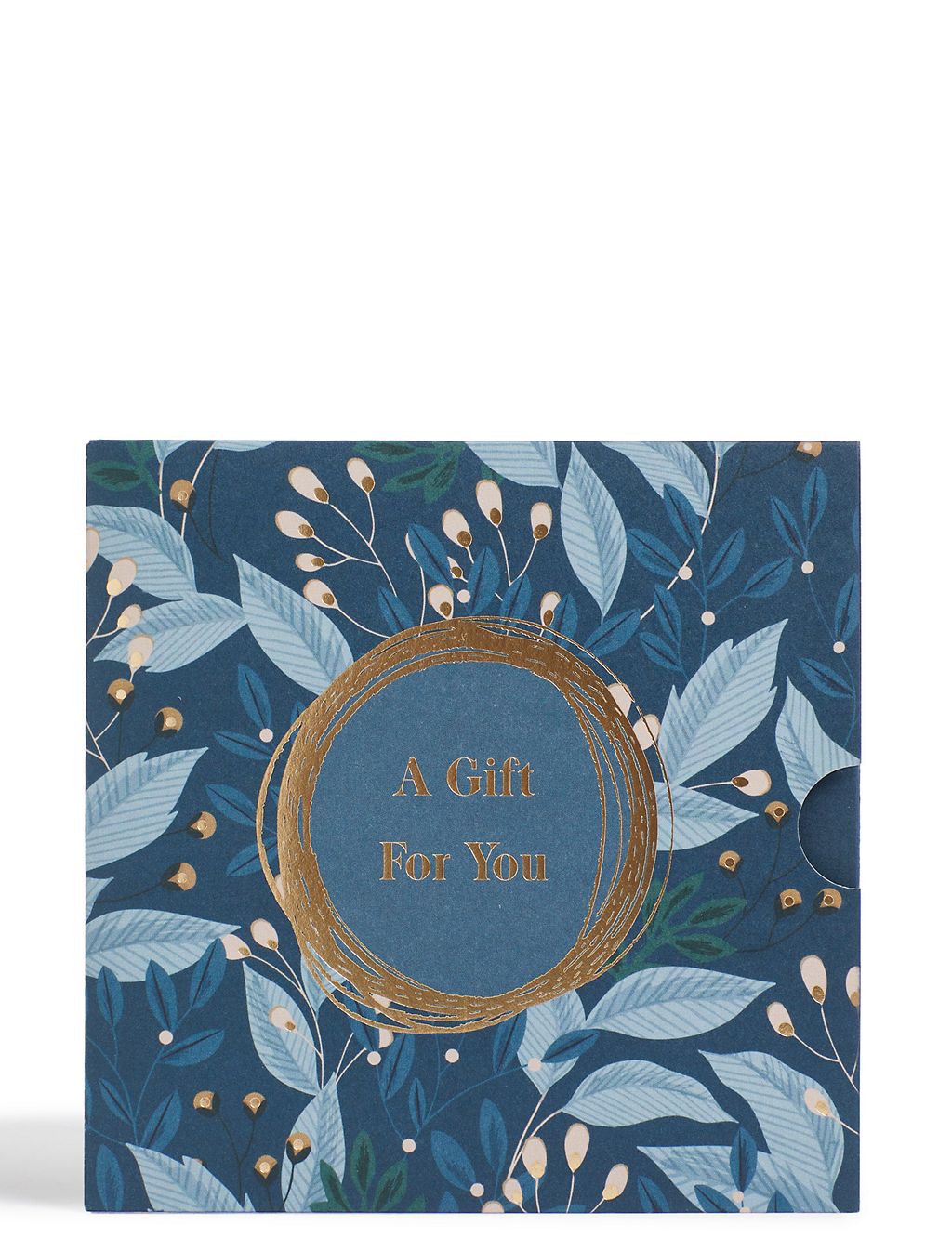 Blue Floral Gift Card 3 of 4