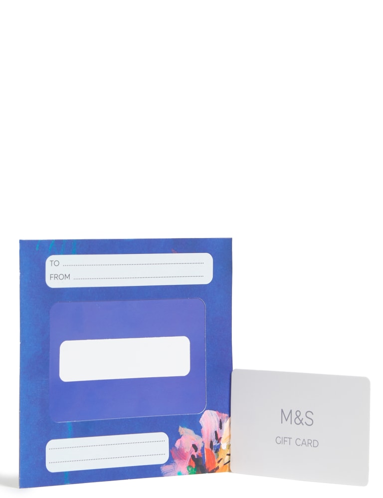 Blue Floral Gift Card M&S