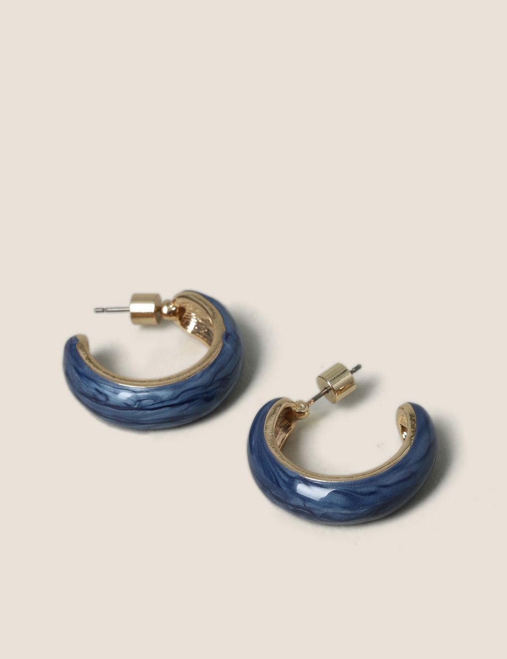 Blue Hoop Earrings | M&S Collection | M&S