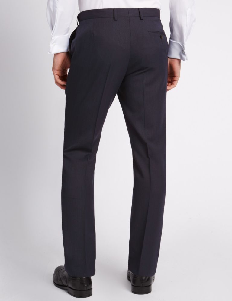 Blue Slim Fit Trousers 3 of 3