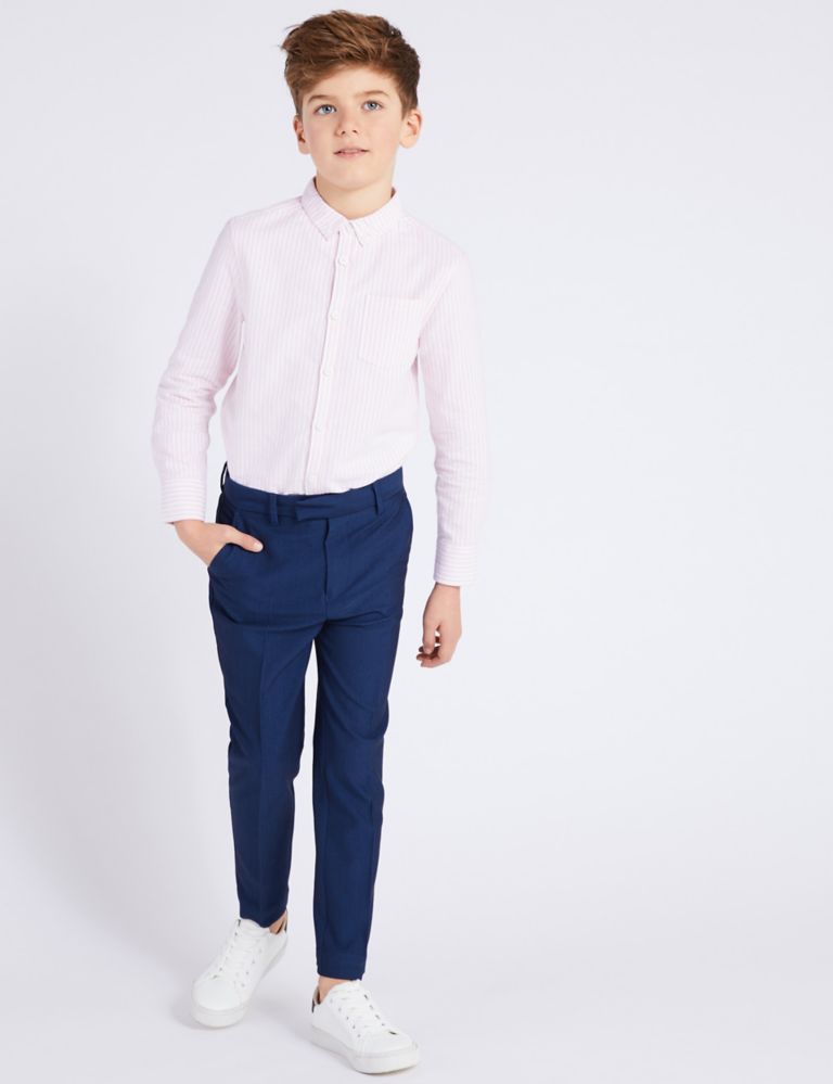 Blue Suit Trousers (2-16 Yrs) | M&S