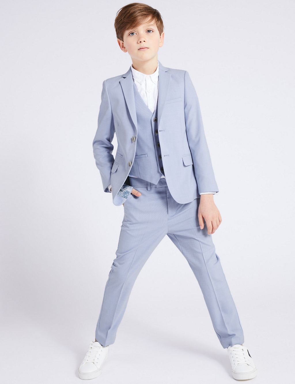 Blue Suit Trousers (3-16 Years) 3 of 4