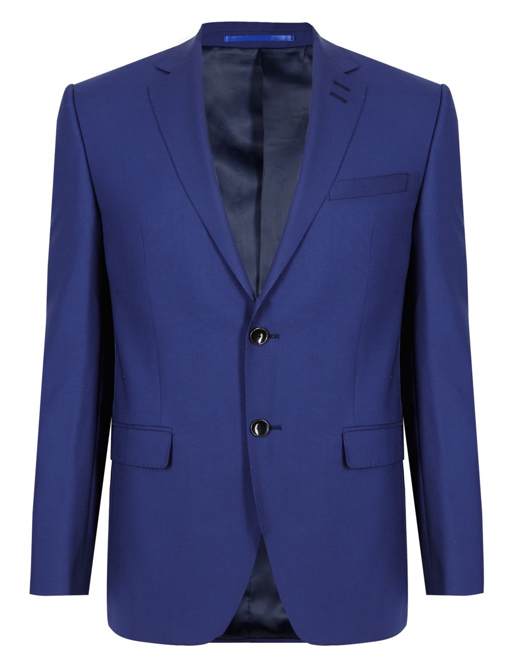 Blue Tailored Fit 2 Button Jacket 1 of 6