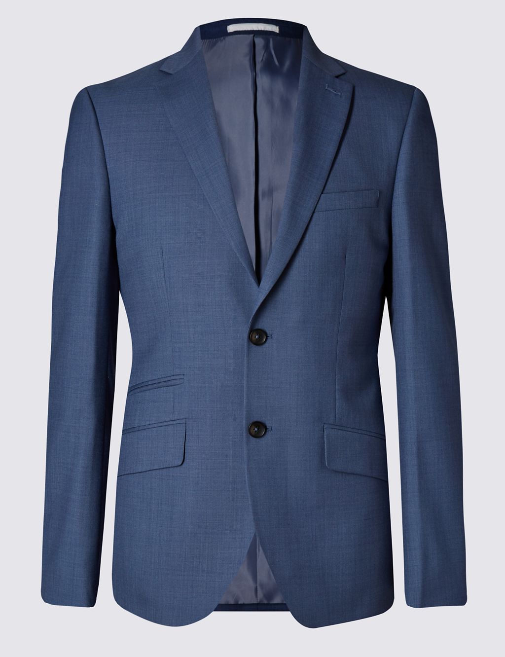 Blue Tailored Fit Jacket 1 of 7