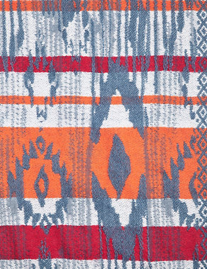 Blurred Aztec Print Scarf Image 2 of 3
