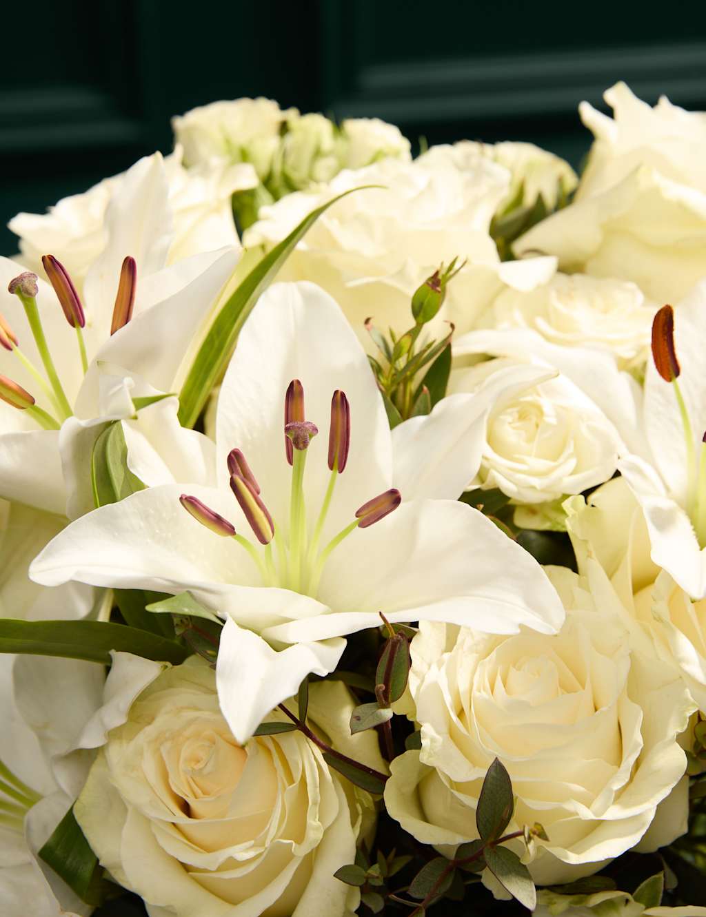 Blush Rose Abundance Bouquet with Collection Caramel Chocolates M&S