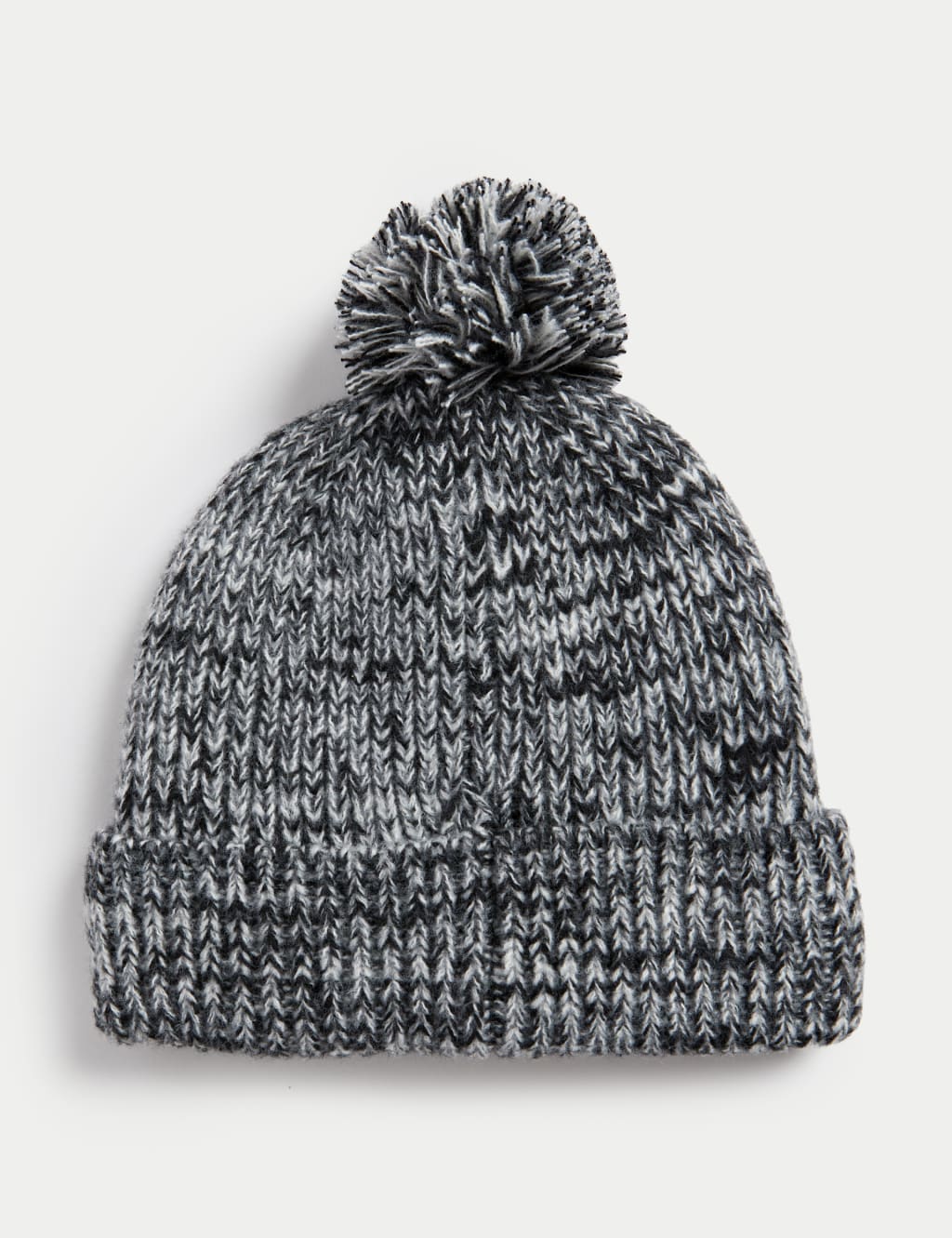 Black and grey bobble clearance hat