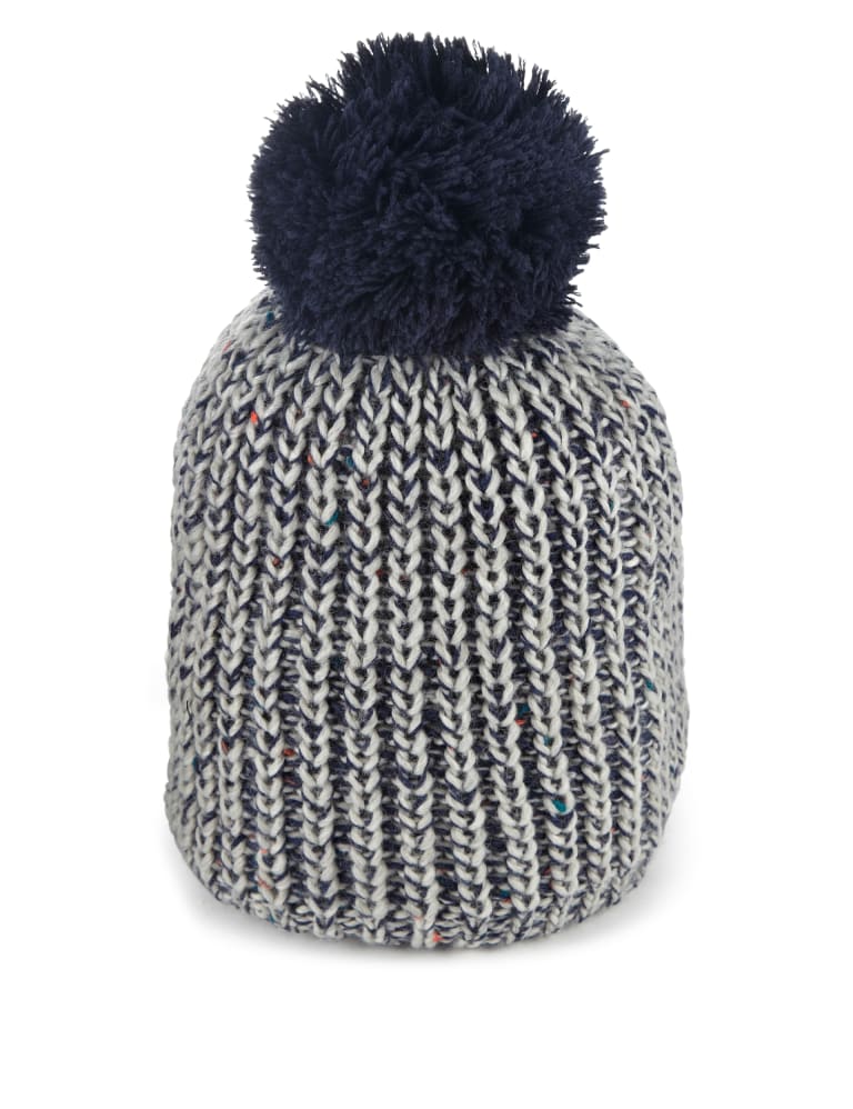 Bobble Hat with Wool Older Boys M S