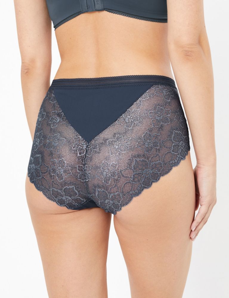 Body™ Lace Sparkle Midi Knickers 3 of 5