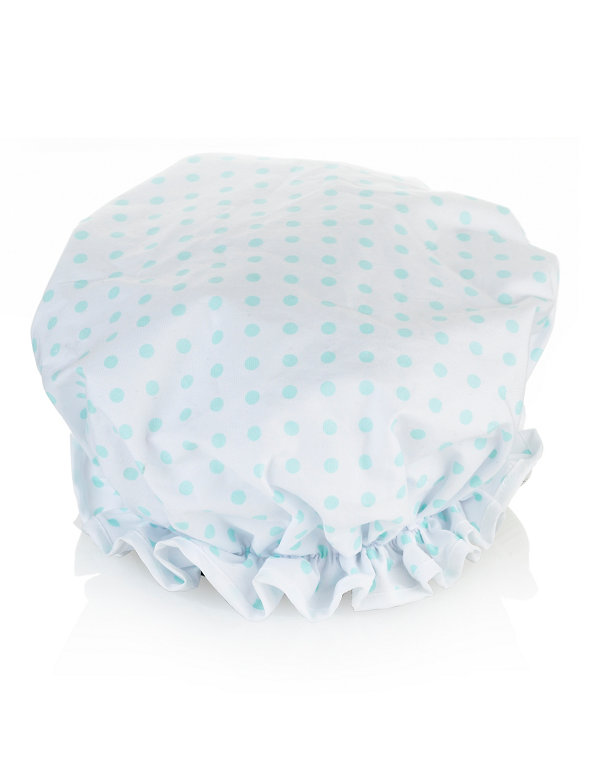 Body Care Spotted Shower Cap Image 1 of 1