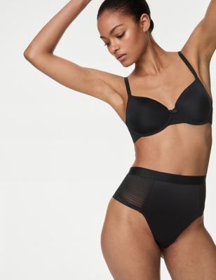 2pk Light Control Seamless Shaping Thongs, M&S Collection