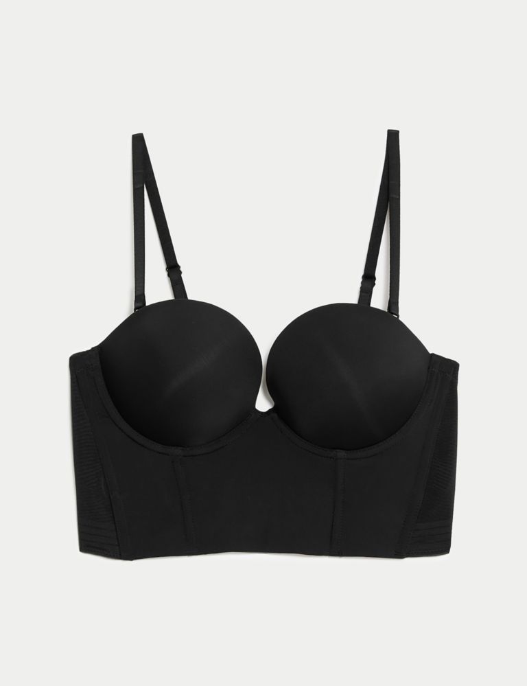 Smart & Sexy Womens Add 2 Cup Sizes Push-Up Bra 2-Pack Black Hue/No No Red  32B