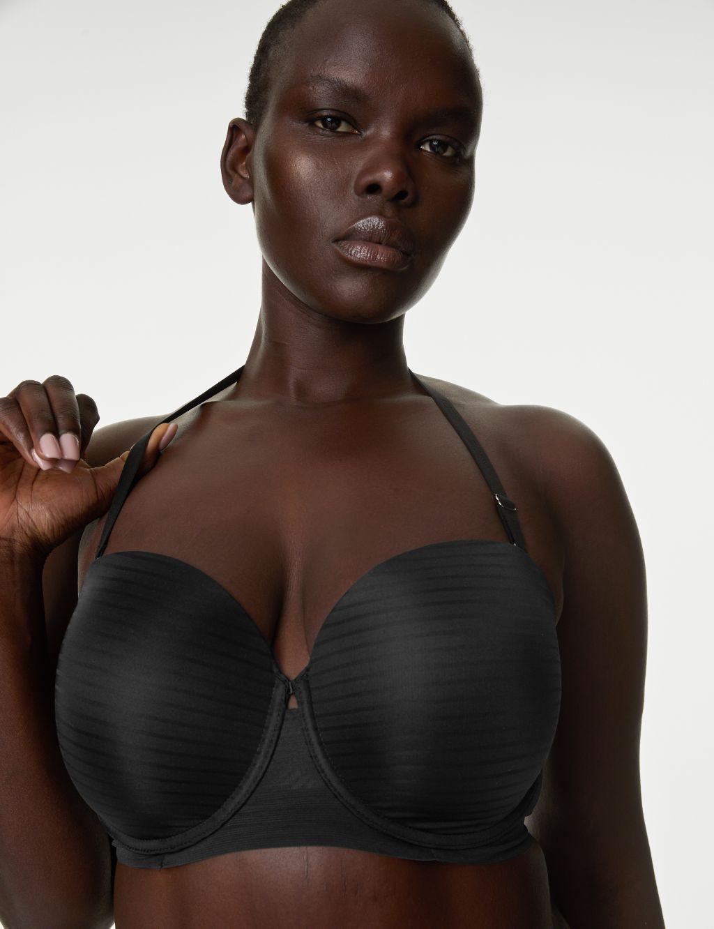 Buy online Black Strapless Multiway Bra from lingerie for Women by