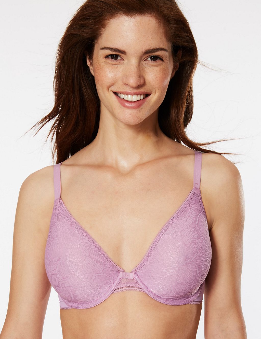 Body Lace Non-Padded Plunge Bra B-E 3 of 4