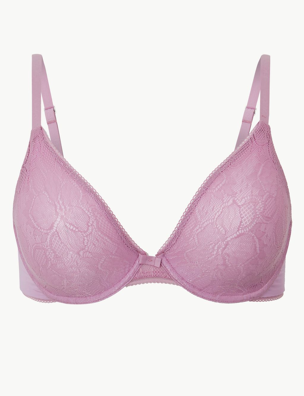 Body Lace Non-Padded Plunge Bra B-E 1 of 4