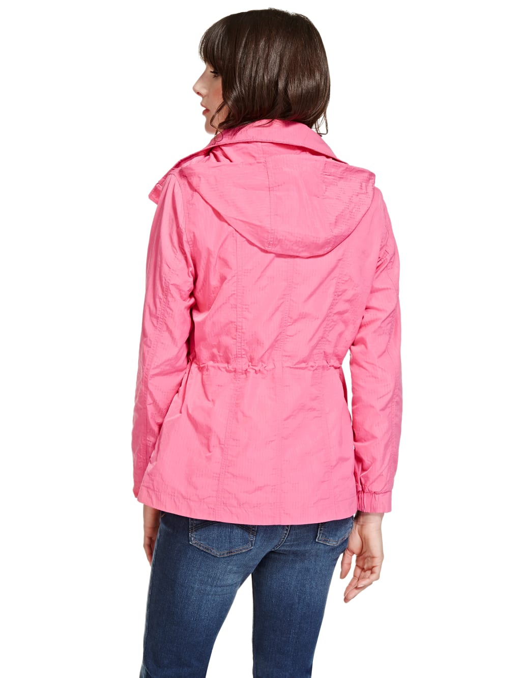 Body Sensor™ Hooded Mac with Stormwear™ Per Una M&S