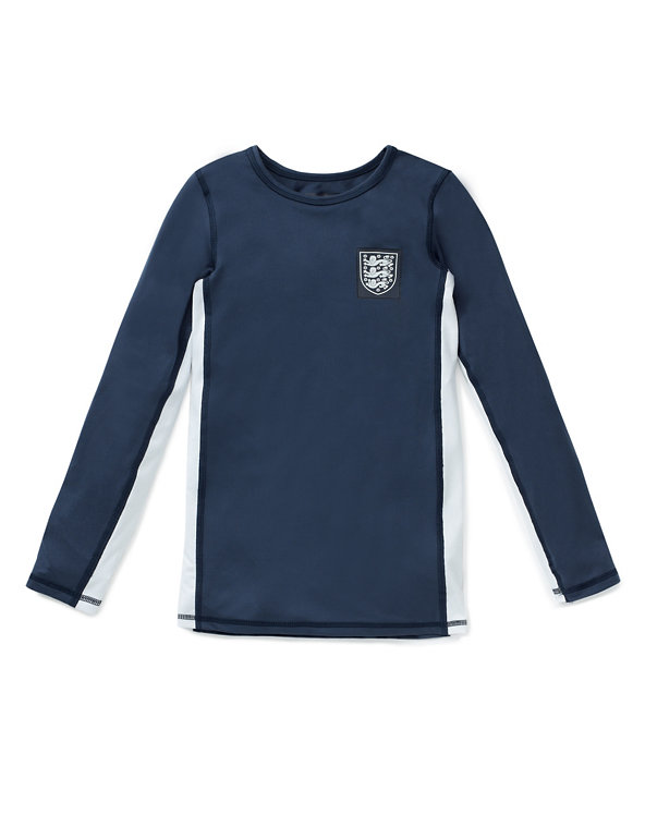 Body Sensor™ Official England FA 3 Lions Base Layer Vest Top (5-16 Years) Image 1 of 2