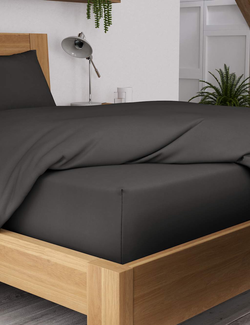 Body Sensor™ Pure Cotton Extra Deep Fitted Sheet 2 of 4
