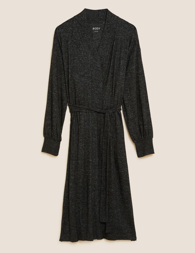 Body Soft™ Cosy Knit Long Dressing Gown 2 of 4