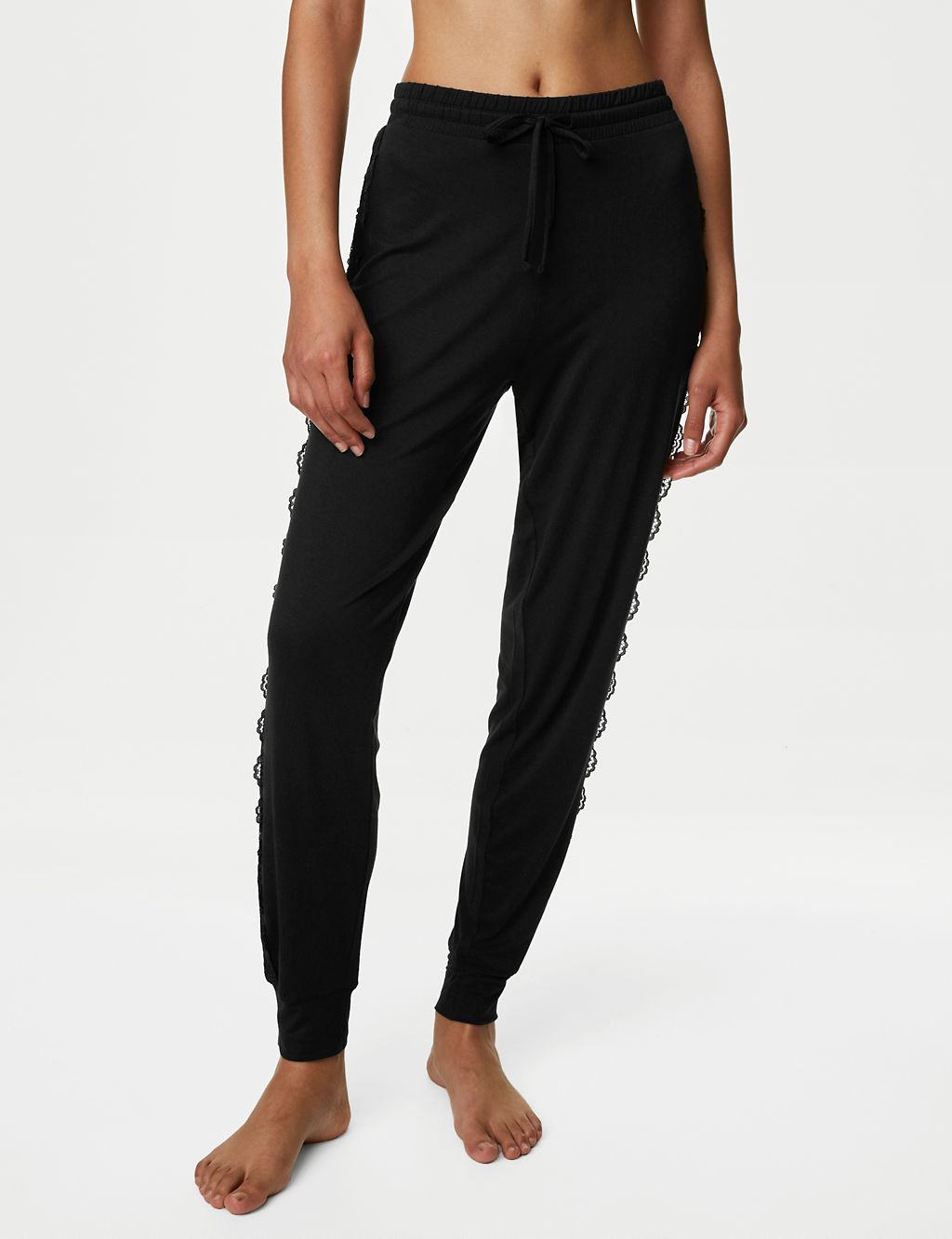 Body Soft™ Lace Detail Lounge Joggers 2 of 5