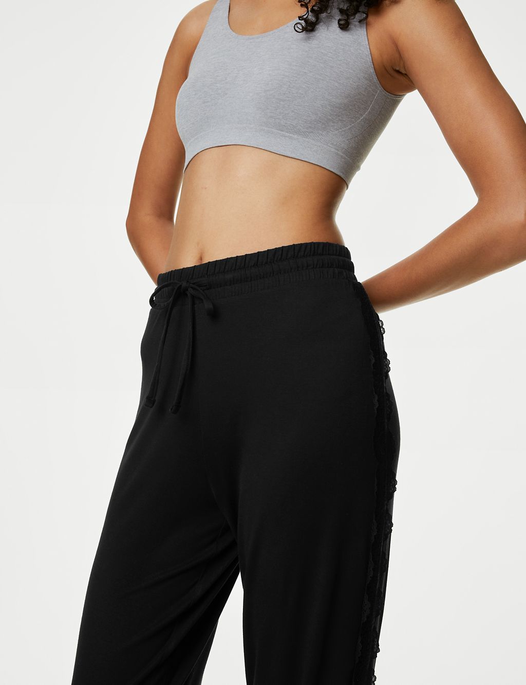 Body Soft™ Lace Detail Lounge Joggers 4 of 5