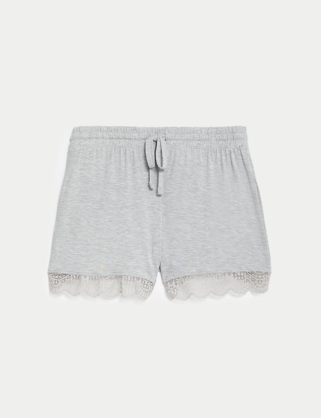 Body Soft™ Lace Trim Pyjama Shorts 1 of 5