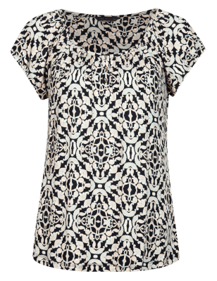 Boho Floral Top M S Collection M S