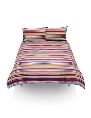 Boho Striped Bedding Set Image 2 of 3