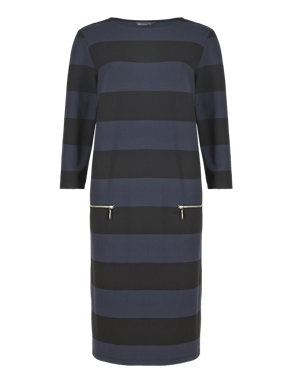 Bold Striped Tunic Dress in Shorter & Longer Lengths Image 2 of 4