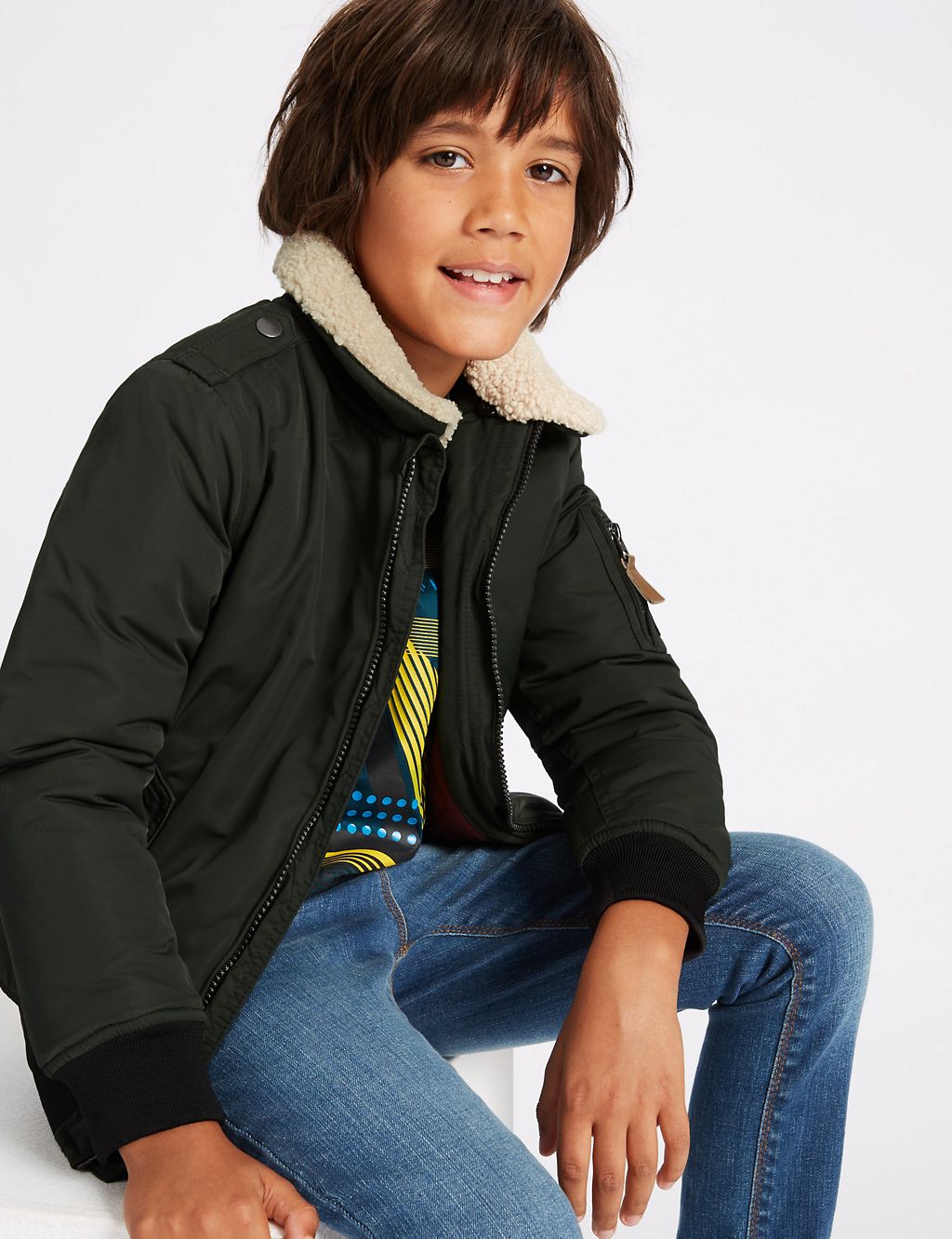 Bomber Jacket with Stormwear™ (3-14 Years) 3 of 7