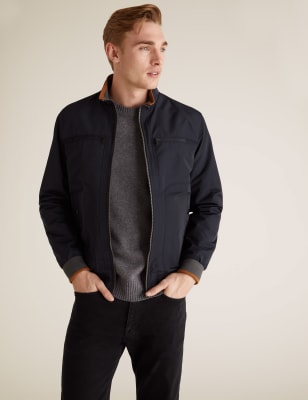 Midnight blue 2024 bomber jacket