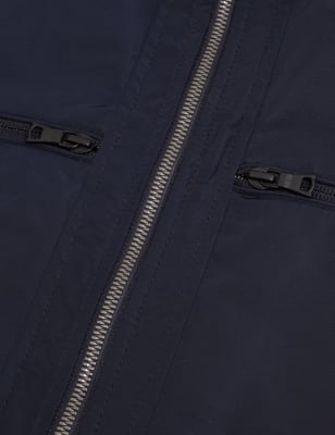 Blue harbour bomber jacket hotsell with stormwear