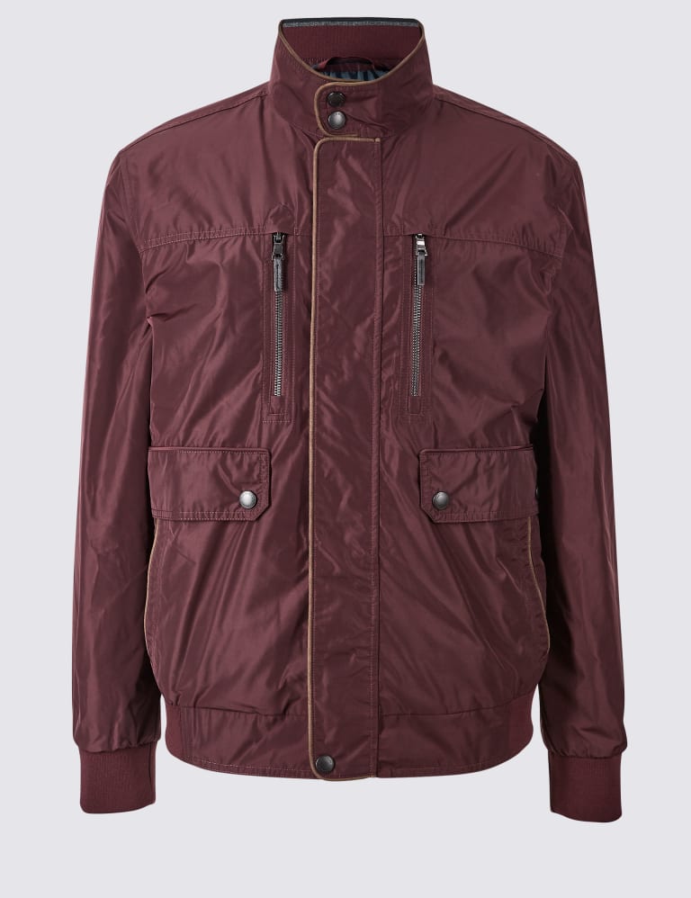 Blue harbour bomber jacket with stormwear hot sale