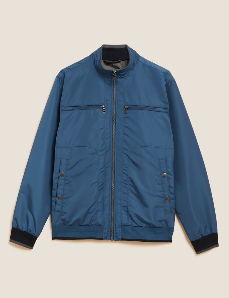 Blue harbour bomber jacket with stormwear cheap