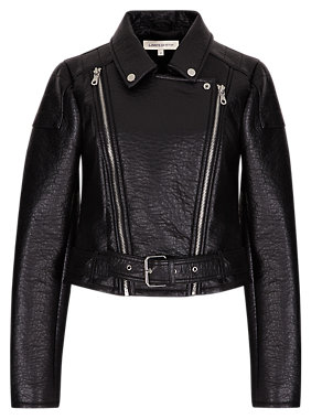 Bonded Faux Leather Jacket | Limited Edition | M&S