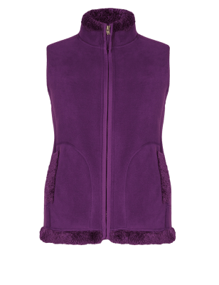 M&s mens hot sale fleece gilet