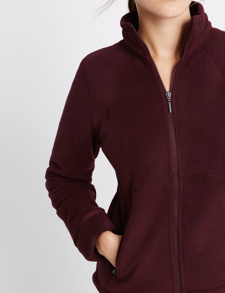 M&s womens fleece jackets discount