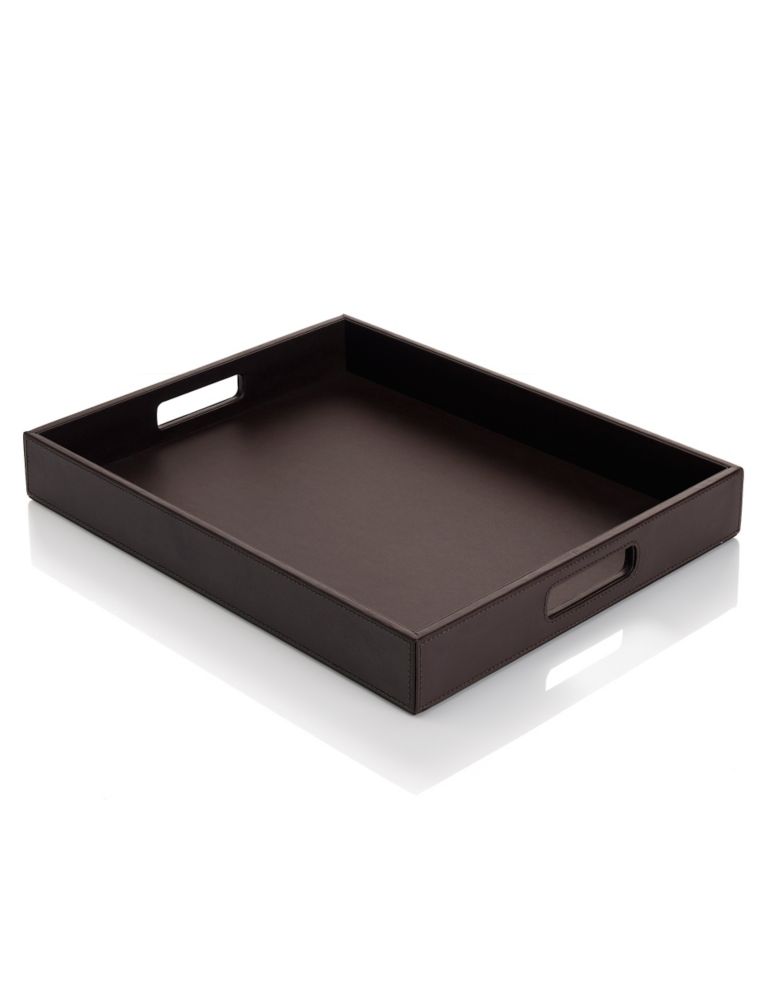 Bonded Leather Tray 1 of 2