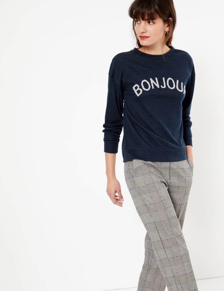 Bonjour Logo Sweatshirt