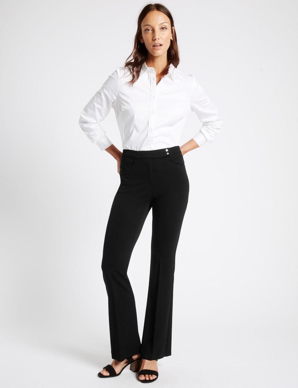 Bootleg Trousers | M&S Collection | M&S