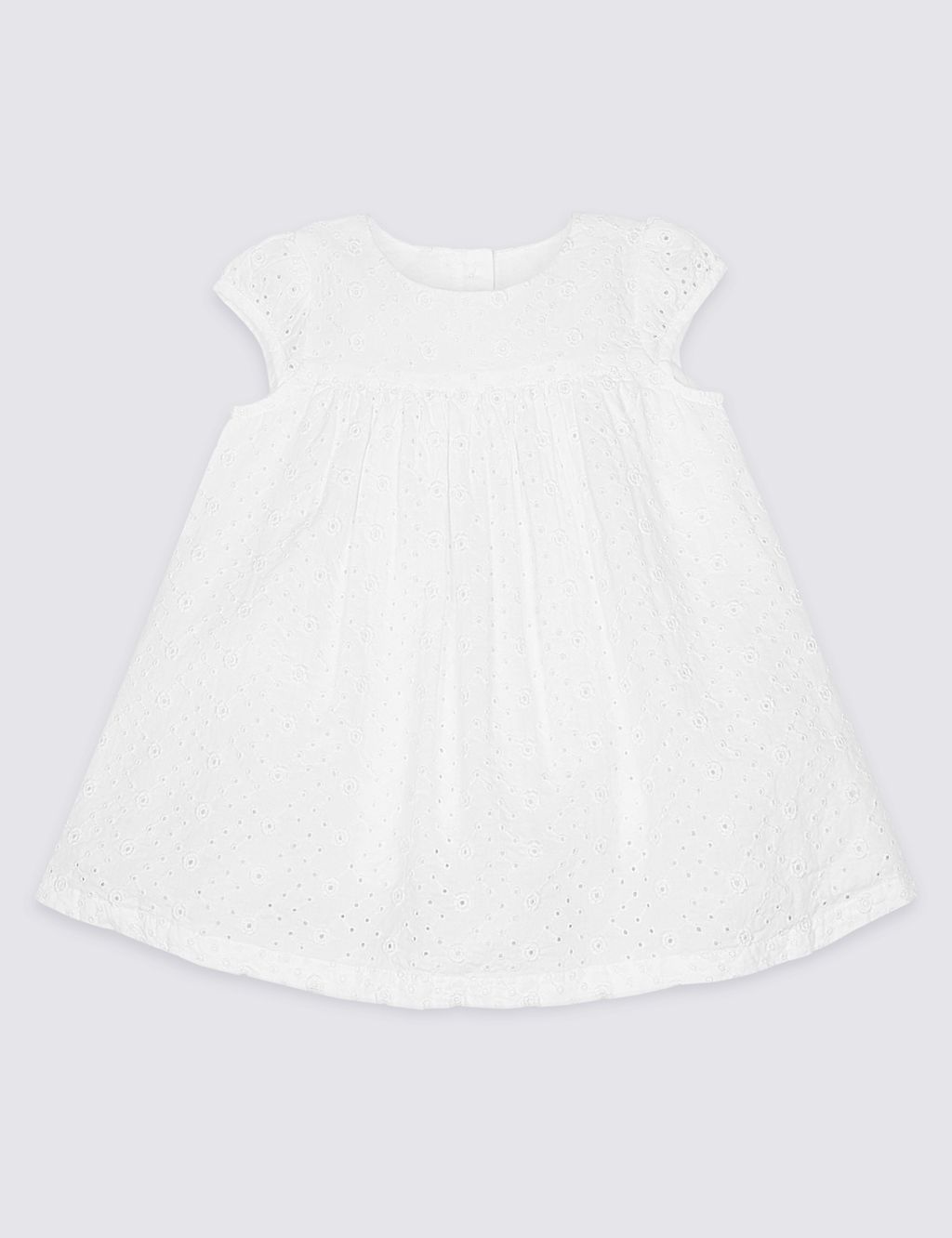 Bordered Pure Cotton Baby Dress 3 of 5