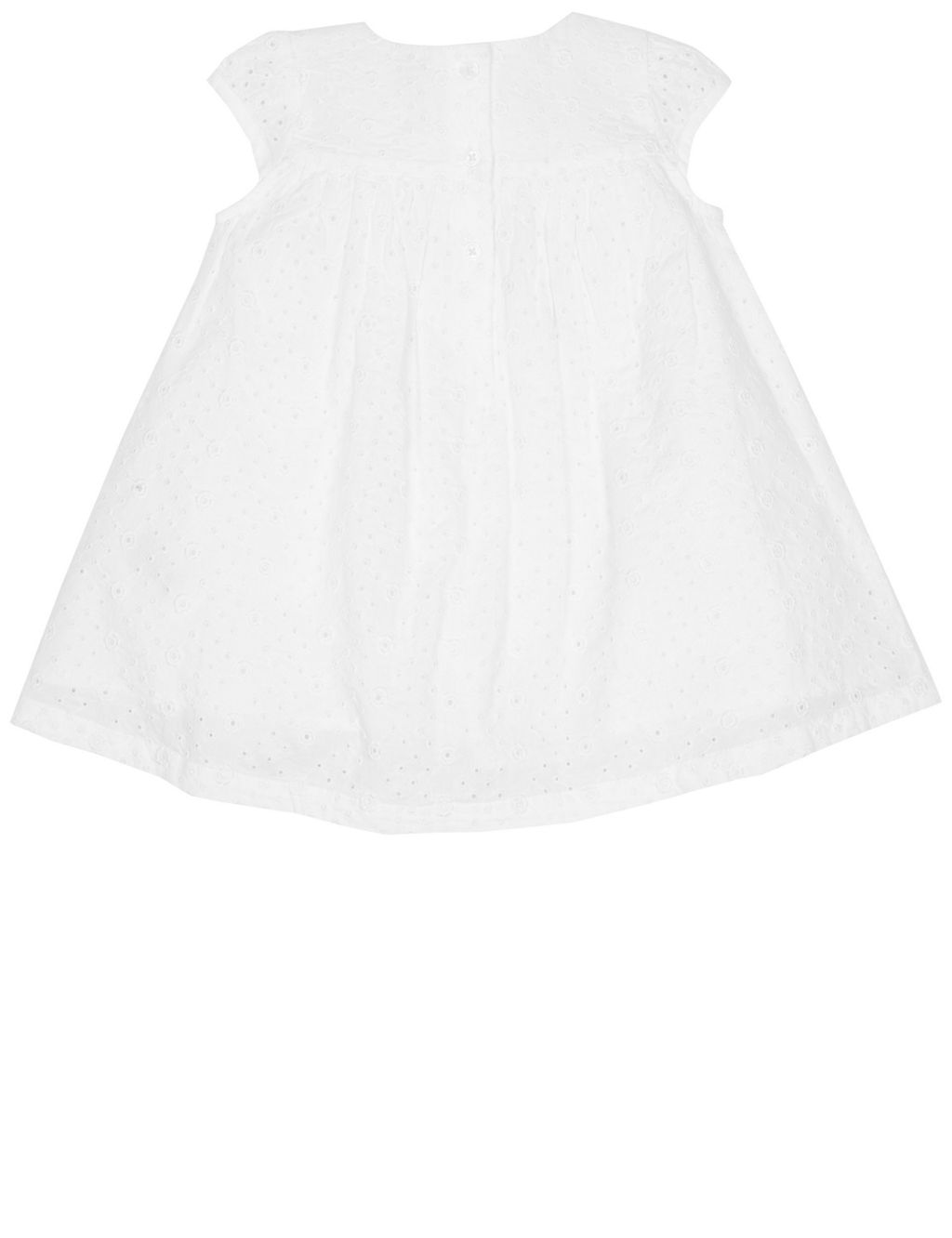 Bordered Pure Cotton Baby Dress 5 of 5