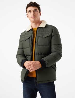 Collar store puffer jacket