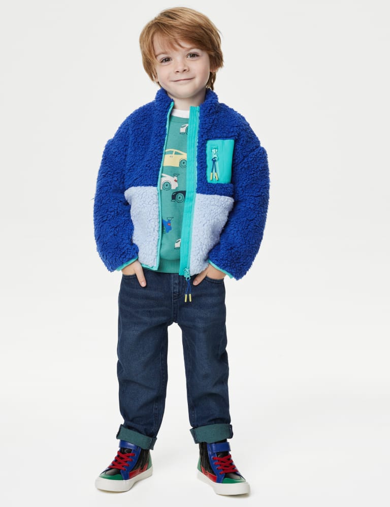 Boys borg jacket online